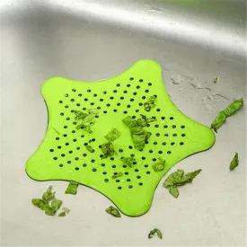 1Pc Star Sewer Outfall Strainer Sink Filter Anti-blocking Floor Drain Hair Stopper Catcher