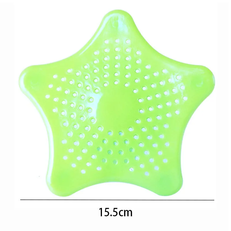 1Pc Star Sewer Outfall Strainer Sink Filter Anti-blocking Floor Drain Hair Stopper Catcher