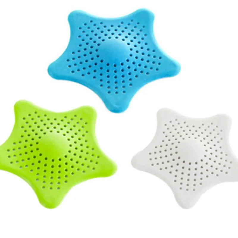 1Pc Star Sewer Outfall Strainer Sink Filter Anti-blocking Floor Drain Hair Stopper Catcher