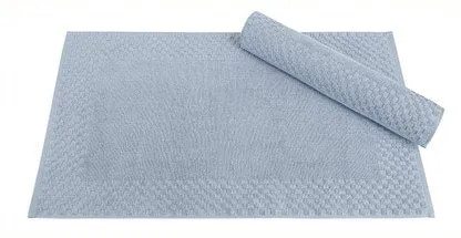 2 Piece Cotton Bath Mat Set - Non-Slip & Absorbent Bathroom Rugs | Machine Washable 100% Cotton Bath Mats (20"x34") by Classic Turkish Towels