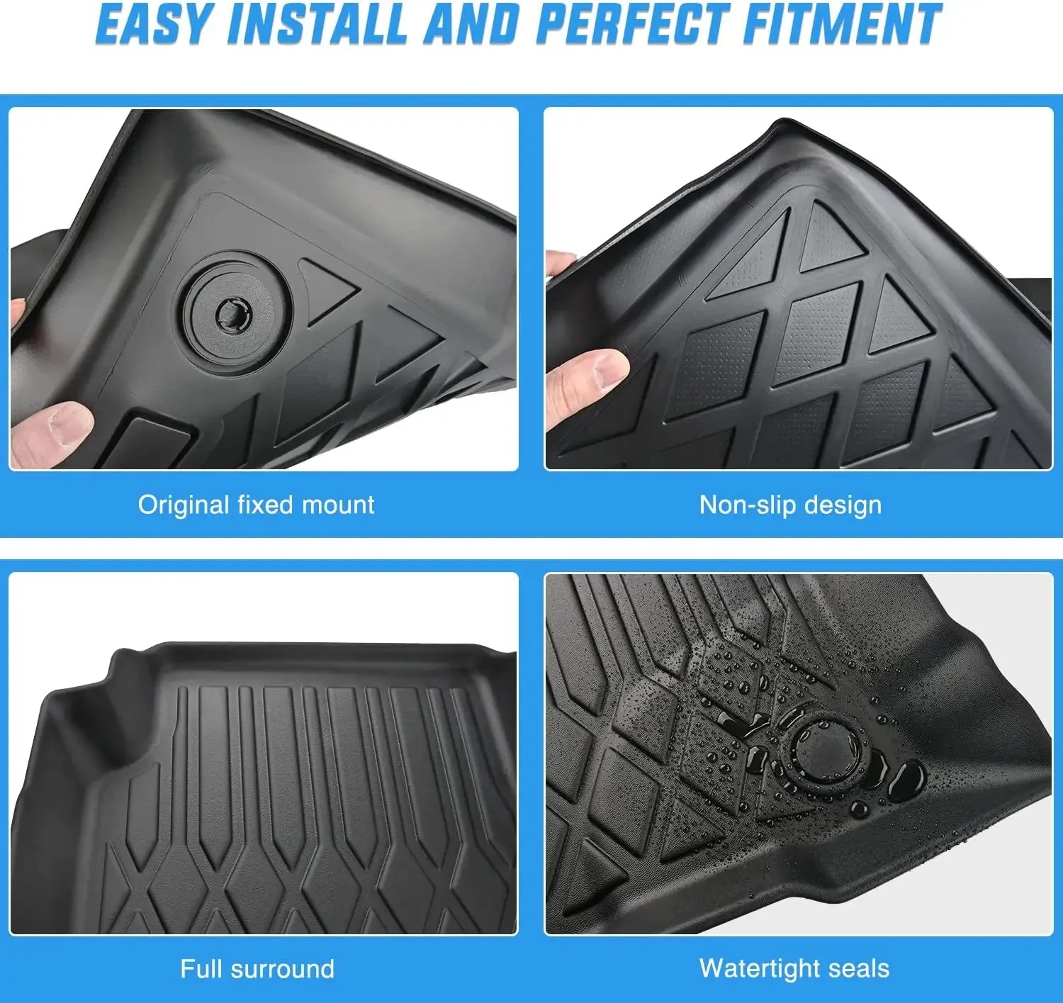2021-2025 Ford Bronco Sport 4-Door TPE Floor Mats