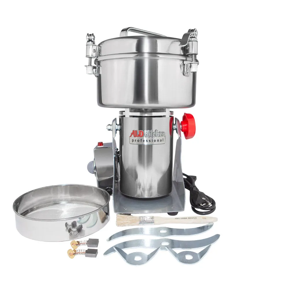 ALDKitchen Grain Mill Grinder | Electric High-Speed Grinder Machine | Wheat, Spices & Nut Chopper | Swing Type