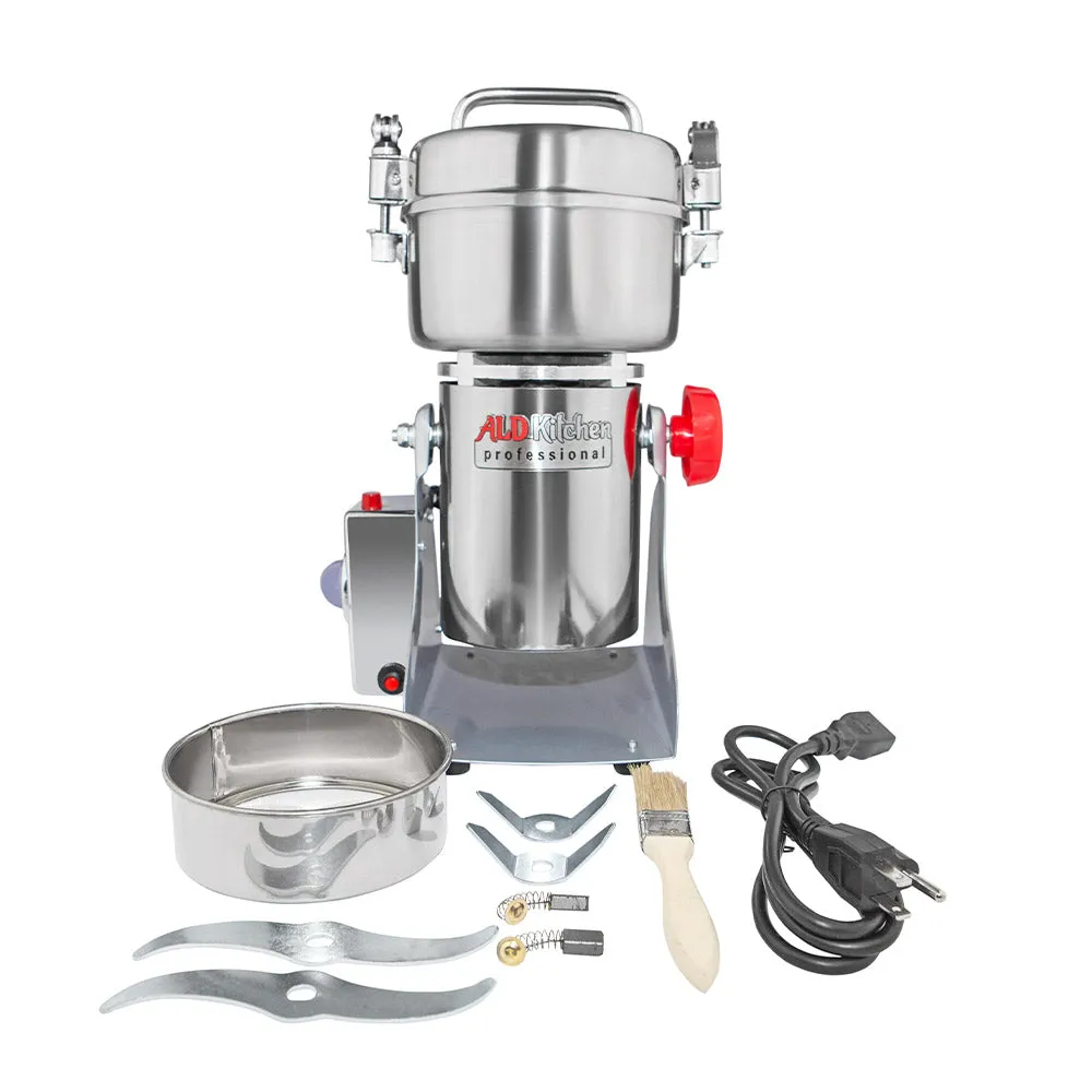 ALDKitchen Grain Mill Grinder | Electric High-Speed Grinder Machine | Wheat, Spices & Nut Chopper | Swing Type