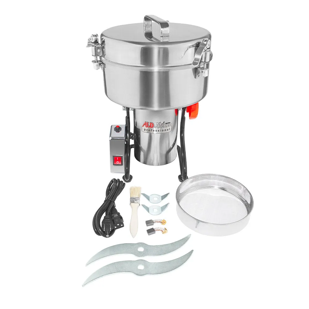 ALDKitchen Grain Mill Grinder | Electric High-Speed Grinder Machine | Wheat, Spices & Nut Chopper | Swing Type
