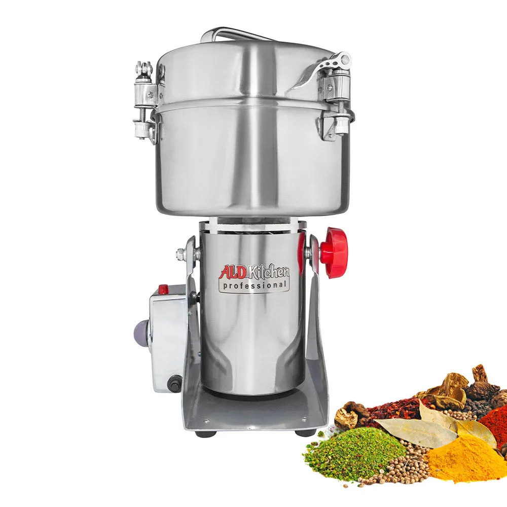 ALDKitchen Grain Mill Grinder | Electric High-Speed Grinder Machine | Wheat, Spices & Nut Chopper | Swing Type