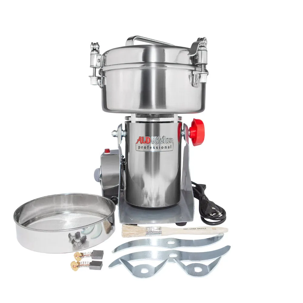 ALDKitchen Grain Mill Grinder | Electric High-Speed Grinder Machine | Wheat, Spices & Nut Chopper | Swing Type