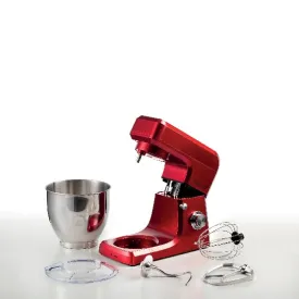 Ariete Gourmet Stand Mixer Professional 7L 1598/01, Planetary Mixer, 1200 W, 7 L Capacity, 3 Accessories, 6 Speeds, Pulse Function, Splash guard Lid, Red