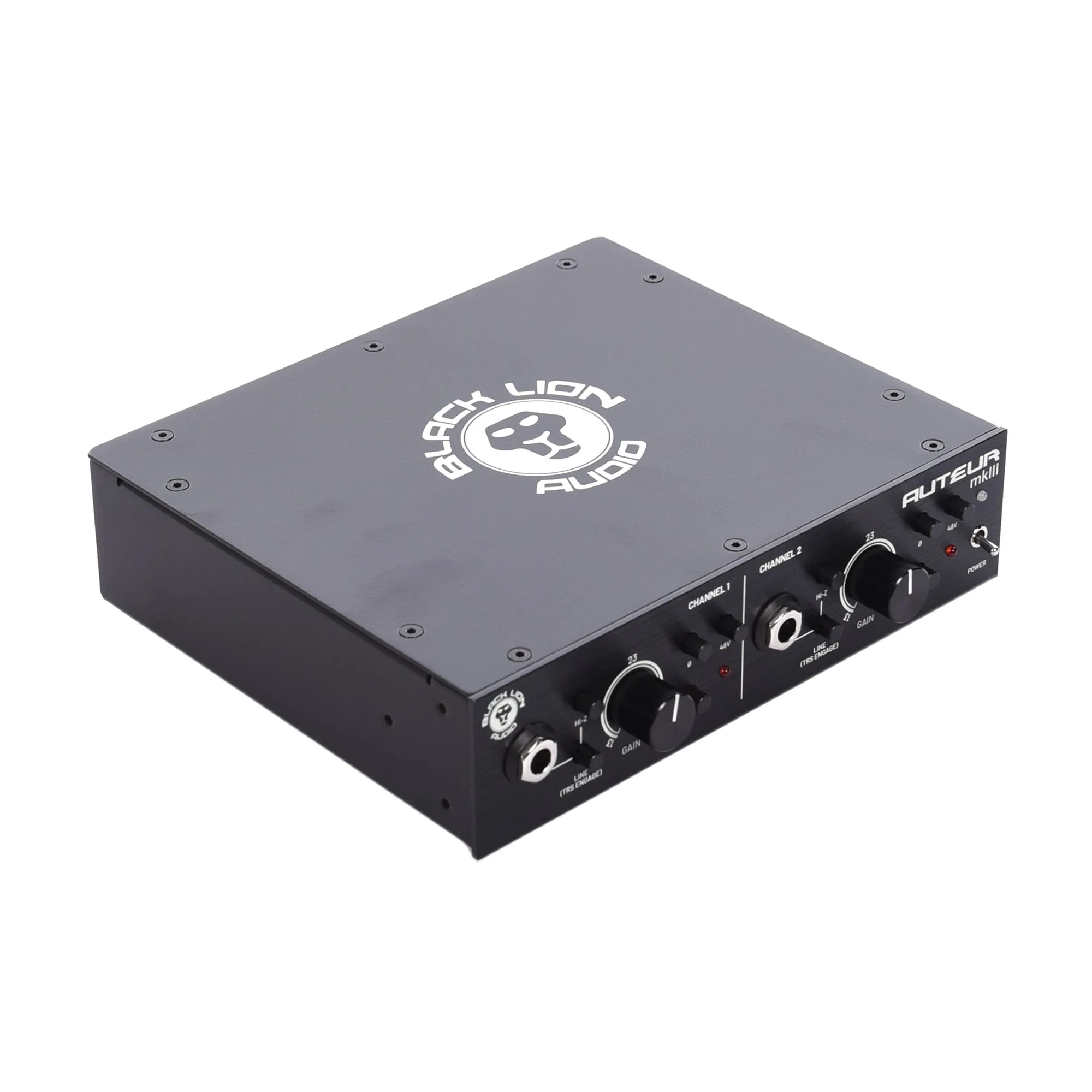 Black Lion Audio Auteur MKIII Dual Channel Mic and Instrument Preamplifier