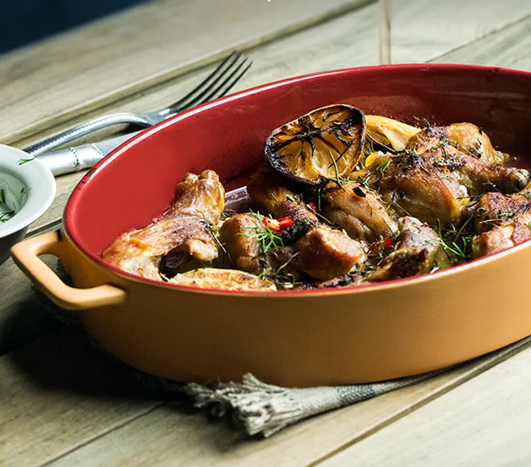 Dual-Color Baking Pan