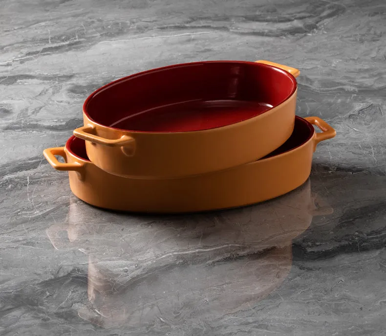 Dual-Color Baking Pan