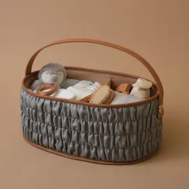 The Dune Diaper Caddy - Grey