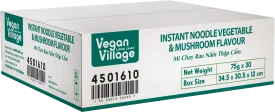 VEGAN VILLAGE Vegan Instant Noodles Vegetable & Mushroom Flavour 70g (Case 30)