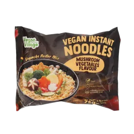 VEGAN VILLAGE Vegan Instant Noodles Vegetable & Mushroom Flavour 70g