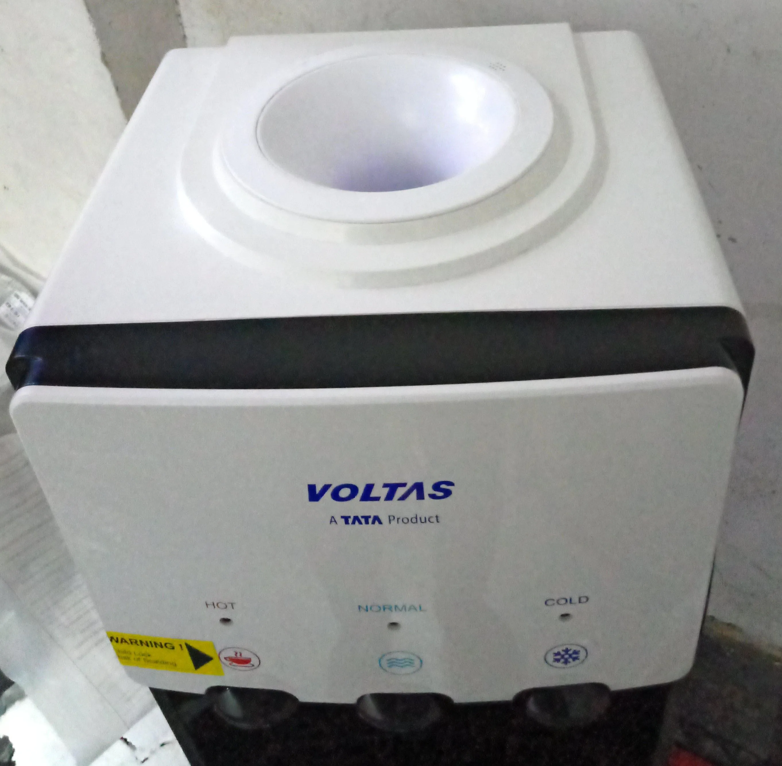 Voltas Minimagic SPRING R V PLUS Floor Mounted Water Dispenser with Refrigerator | Hot, Normal & Cold Water | Cooling Cabinet | Made in India